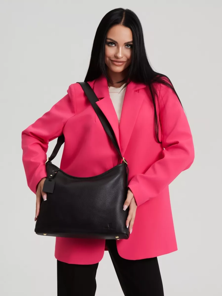 Сумка женская шоппер Paul Rayner black 8214