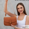 Женская кожаная сумка Paul Rayner brown 6333