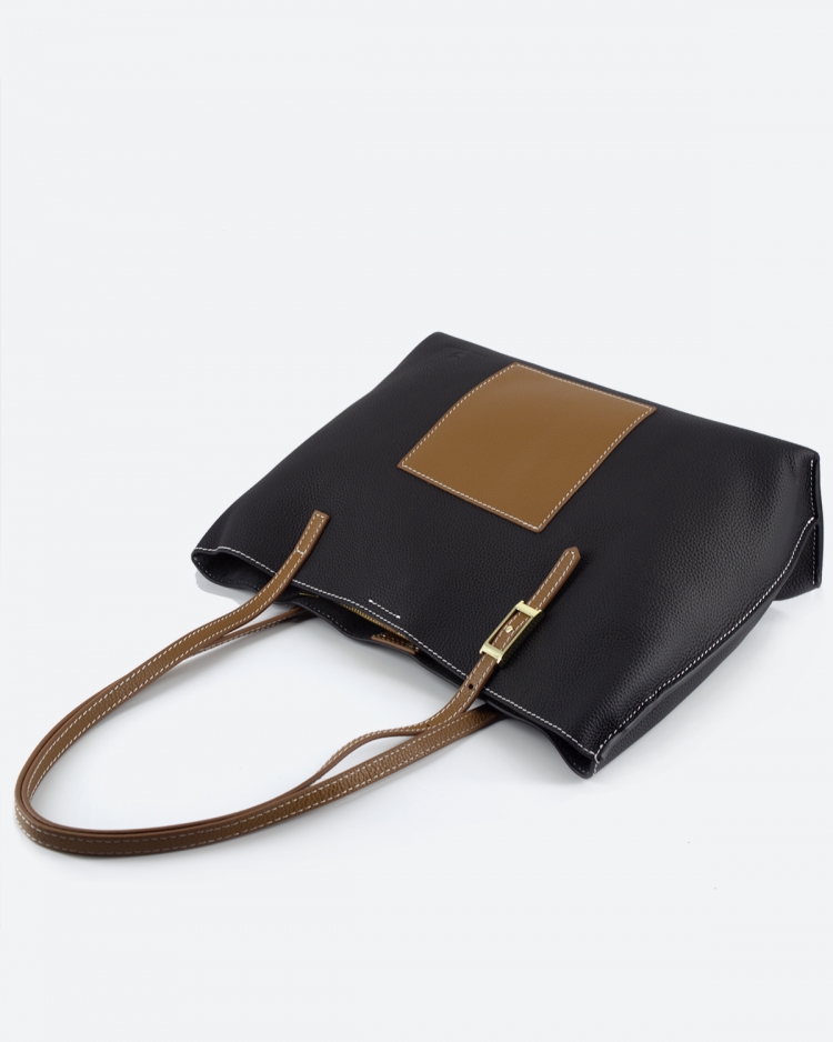 Женская сумка шоппер черная Paul Rayner black