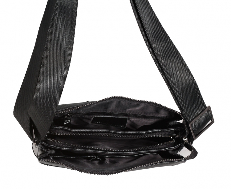 Сумка планшет из черной натуральной кожи Paul Rayner 0037836-4_9019