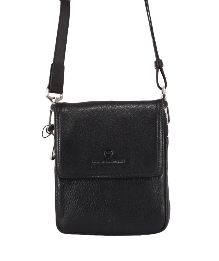  Компактная мужская сумка Paul Rayner 0038902-1S-007 black