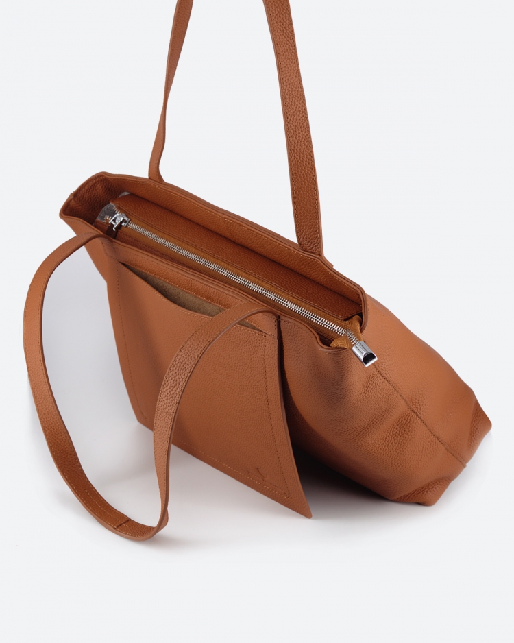 Сумка женская шоппер Paul Rayner brown Gloria 3188