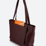 Сумка женская шоппер Paul Rayner burgundy 3188