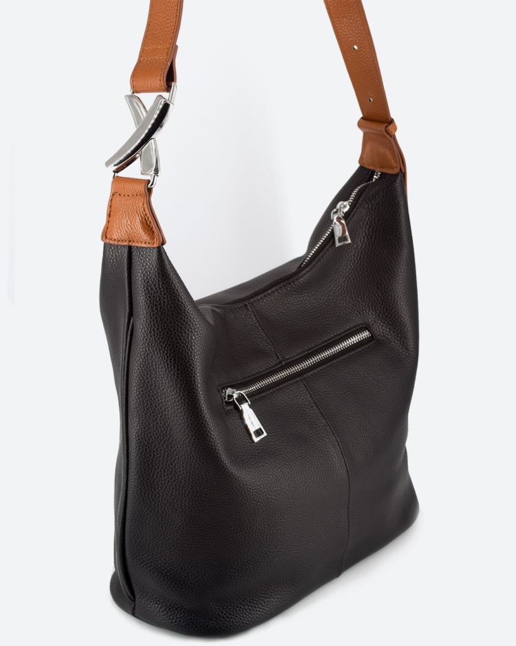 Сумка женская хобо Paul Rayner black 1500