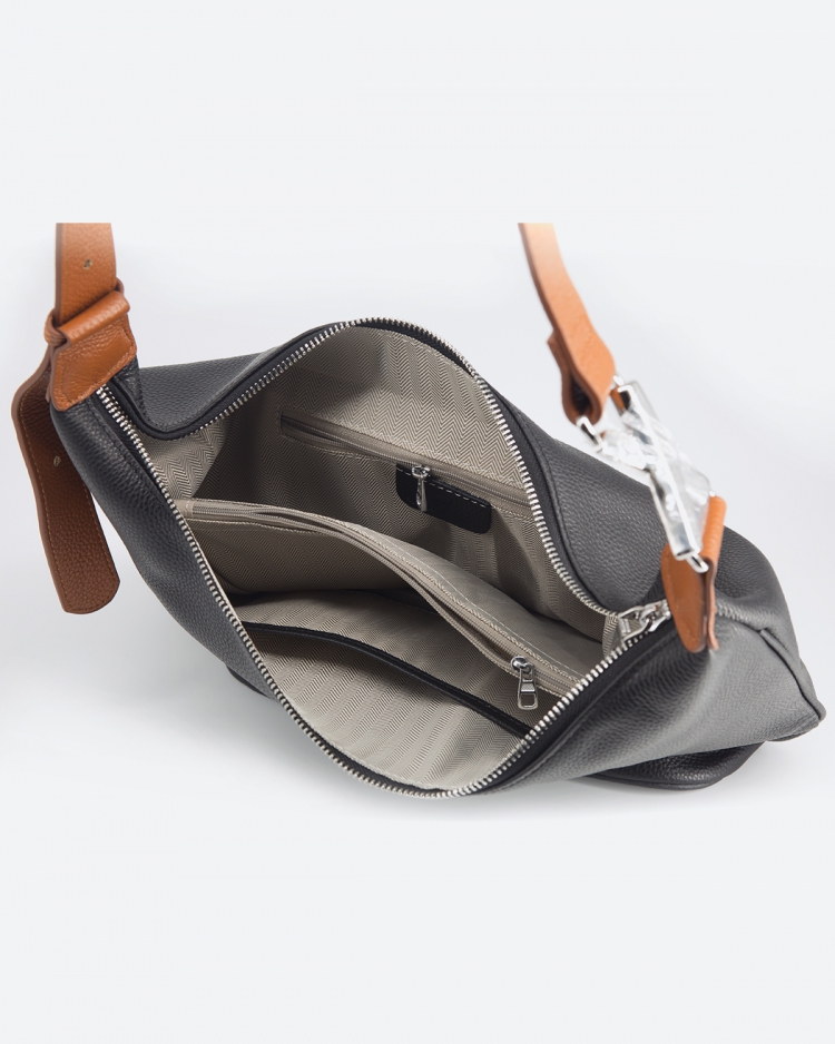 Сумка женская хобо Paul Rayner black 1500