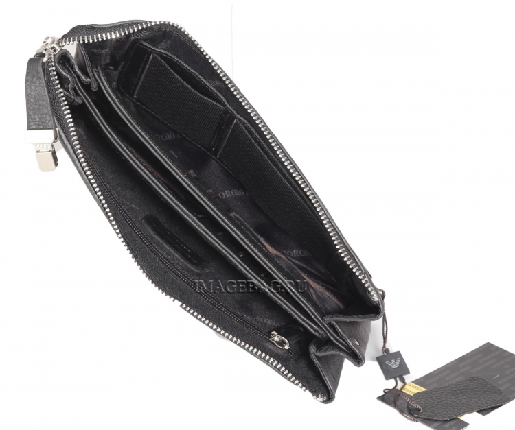 Стильный мужской клатч ht (эйч энд ти) на застежке 1292-1black -1