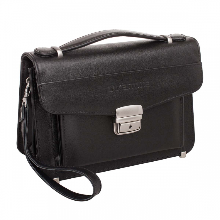 Большая барсетка мужская для документов Clark Black