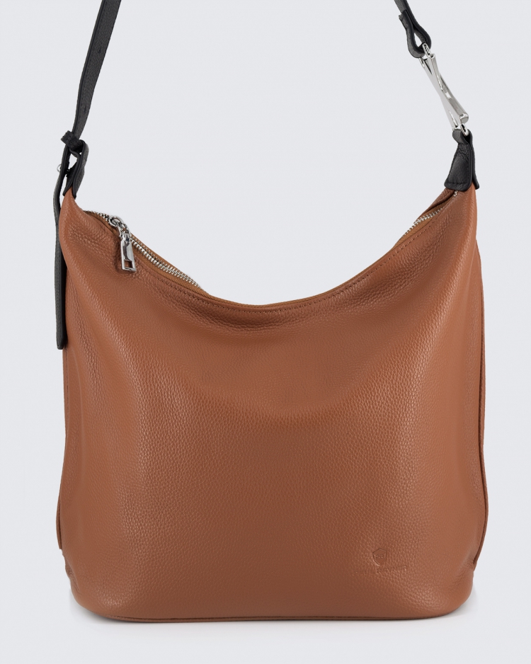 Сумка женская хобо Paul Rayner brown 1500