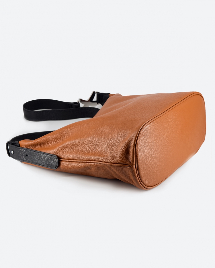 Сумка женская хобо Paul Rayner brown 1500