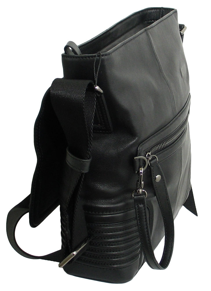 Мужская сумка с оригинальной отделкой IP Collection 811-3-77.2