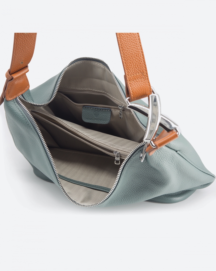 Сумка женская хобо Paul Rayner blue-green