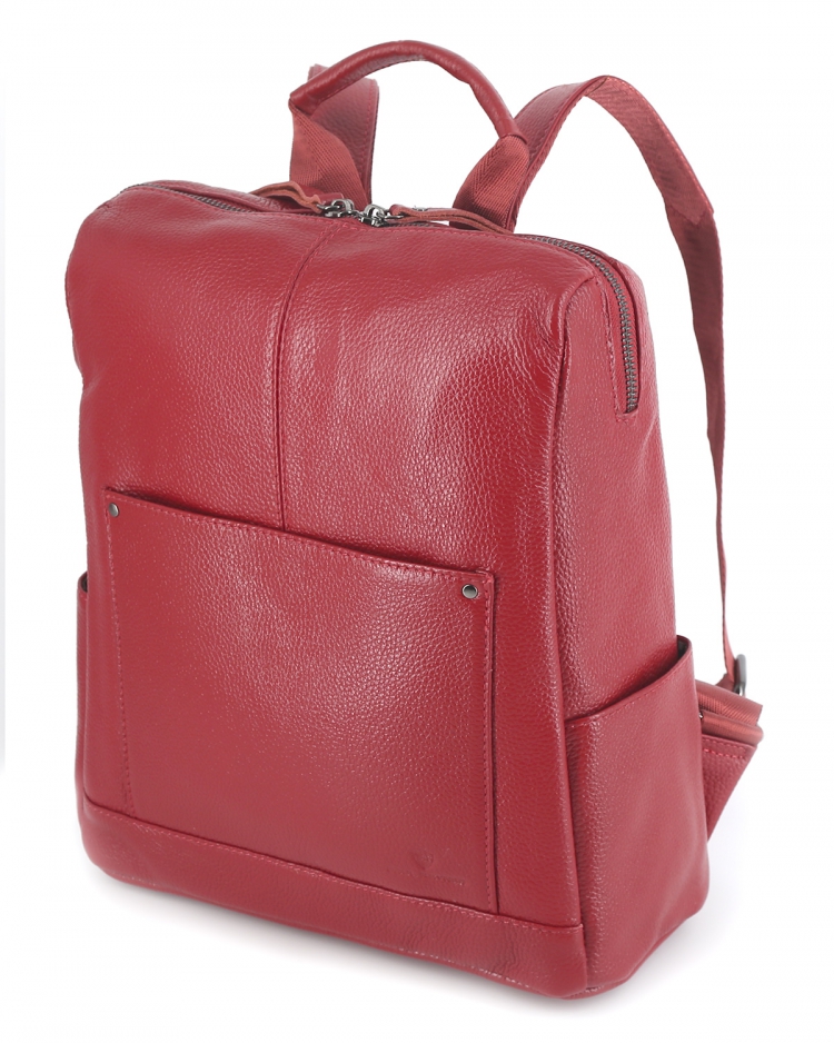 Женский рюкзак городской красный Paul Rayner red 1071