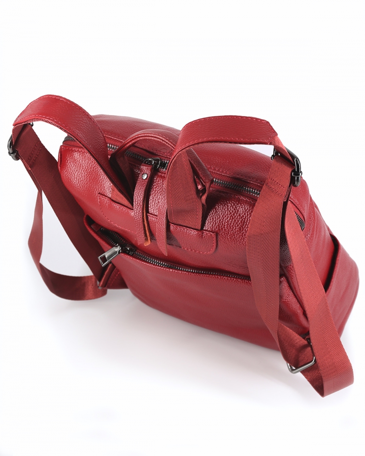 Женский рюкзак городской красный Paul Rayner red 1071