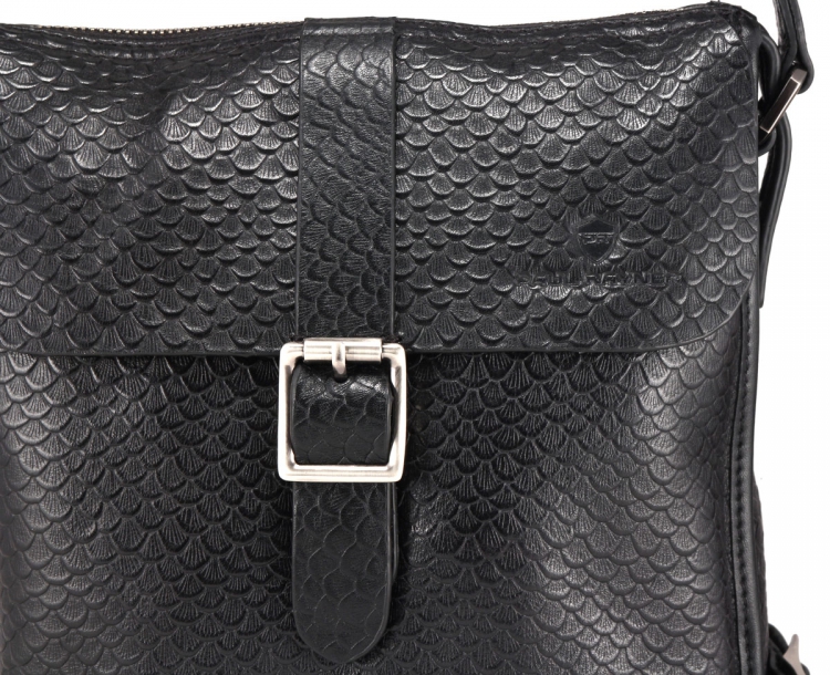 Сумка мужская из кожи под рептилию 00311772-411.4