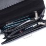 Компактная мужская барсетка из кожи Foxcote Black