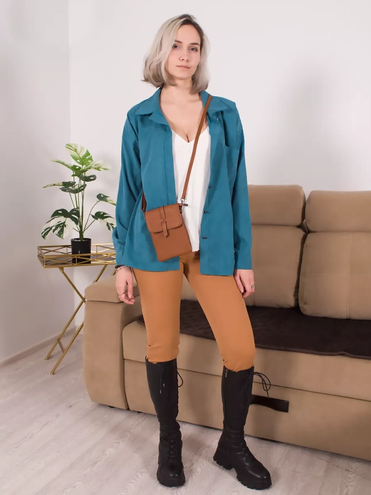 Женская сумка планшет Paul Rayner brown 8056