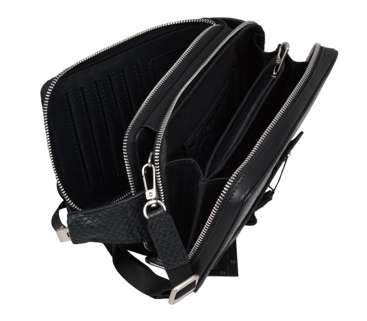 Сумка клатч из кожи под рептилию Paul Rayner 03511981-363_1003