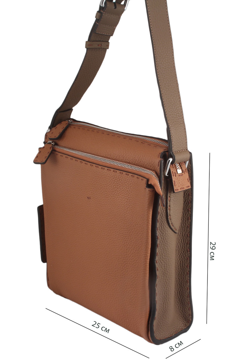 Коричневая сумка Fendi (Фенди) 368685-147_8906