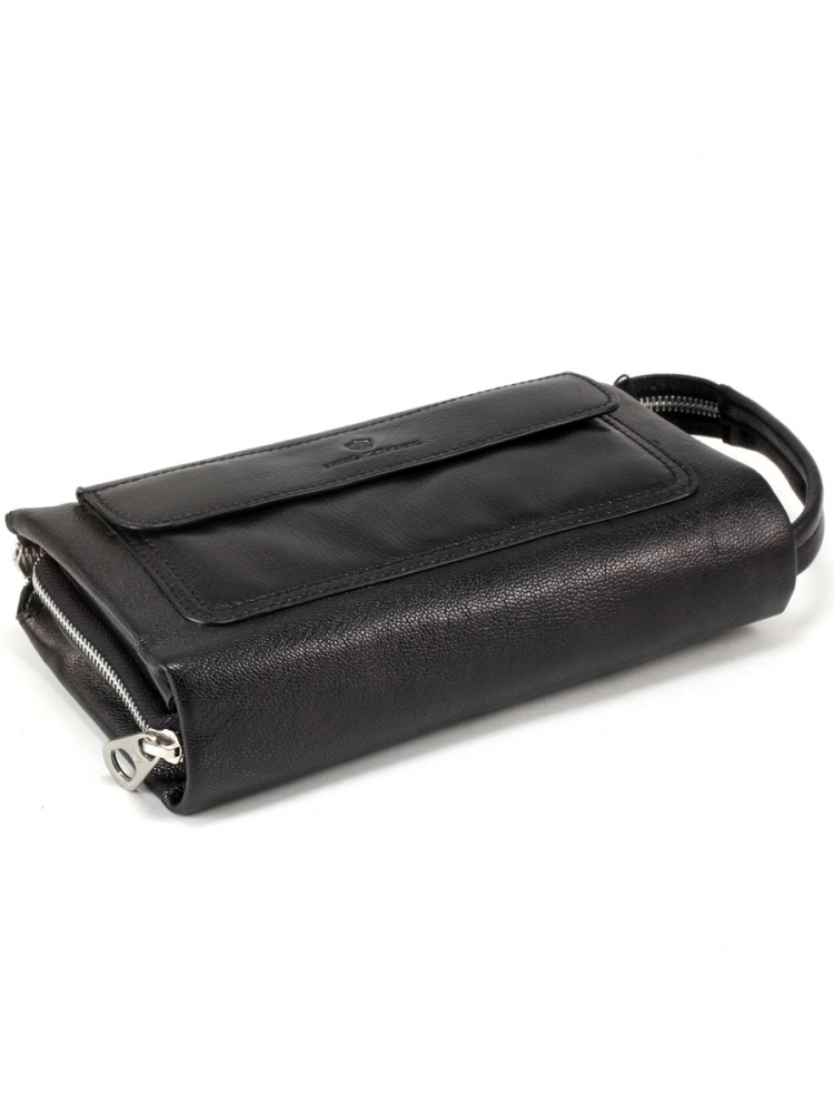 Кожаный мужской клатч с кистевым ремнем Paul Rayner 03538059-357