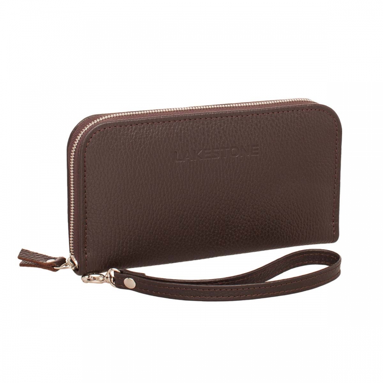Коричневый мужской клатч на молнии из кожи Arnos Brown 932027/BR