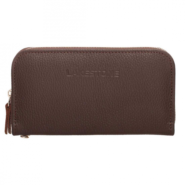 Коричневый мужской клатч на молнии из кожи Arnos Brown 932027/BR