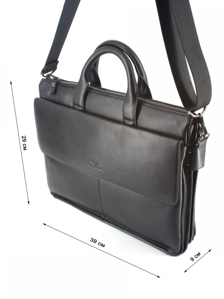 Деловая кожаная сумка Paul Rayner 0777826-1