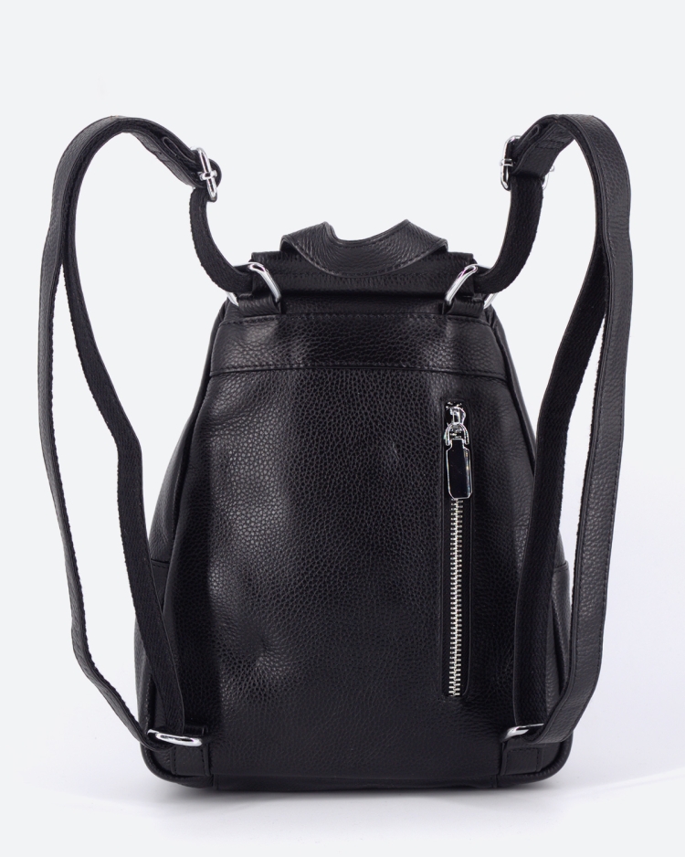 Рюкзак женский кожаный Paul Rayner черный 1031