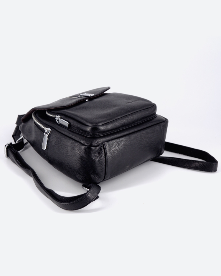 Рюкзак женский кожаный Paul Rayner черный 1031