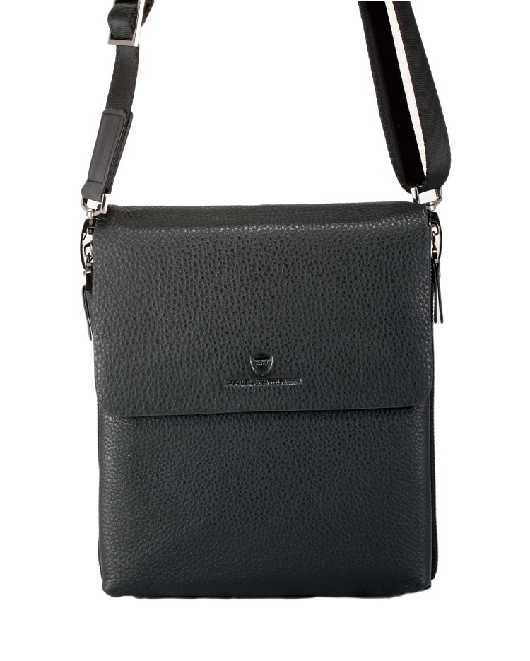 Черная мужская сумка планшет Paul Rayner 0035120-4_1117