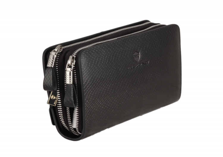 Клатч мужской с двумя молниями 03510-101-424 Paul Rayner_0967