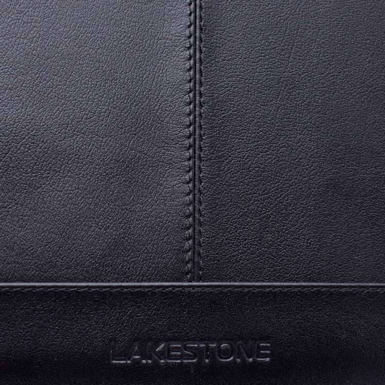 Кожаная папка черная Elmdale Black 961001/BL