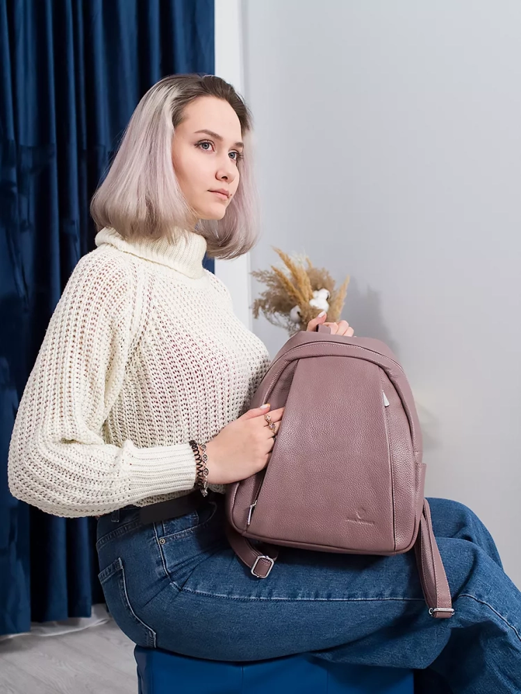 Рюкзак женский темно-розовый Paul Rayner Wendy 1048pk