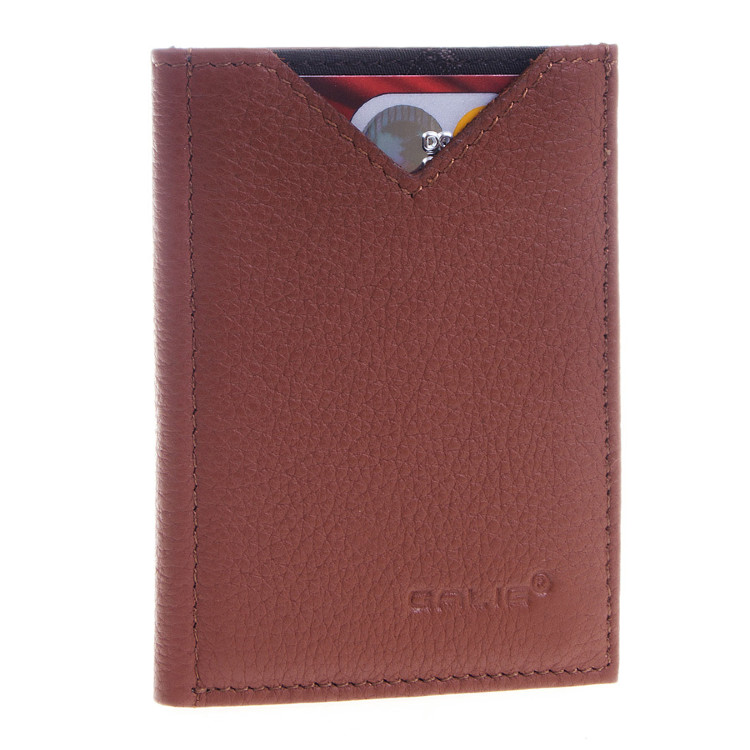 Визитница кожаная Galib 11M001R-1-COFFEE