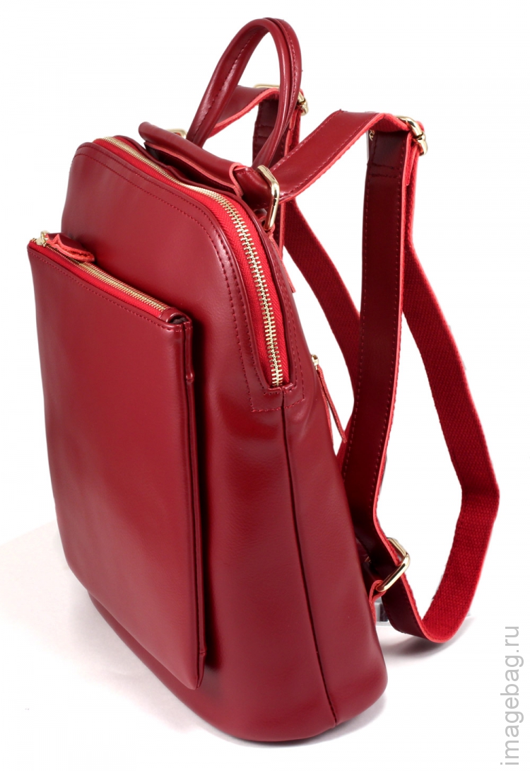 Рюкзак женский P. Rayner Valery small red_8743