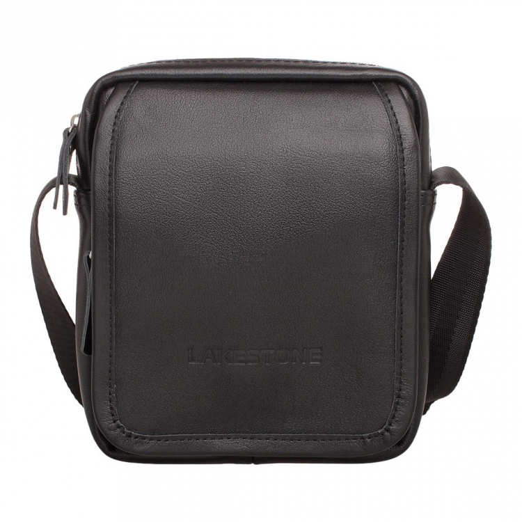 Компактная мужская сумка на плечо Parker Black