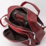 Рюкзак женский кожаный маленький Paul Rayner красный 1031-1