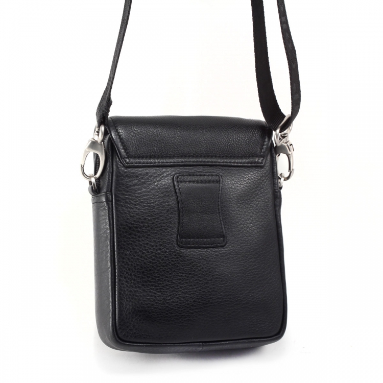 Черная мужская поясная сумка IP Collection 3629