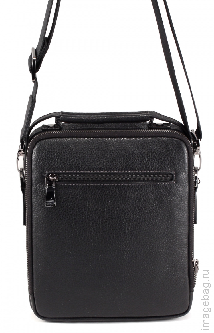 Кожаная сумка черная Paul Rayner 0035270-4-9156