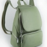 Женский кожаный городской рюкзак PR фисташковый 1029