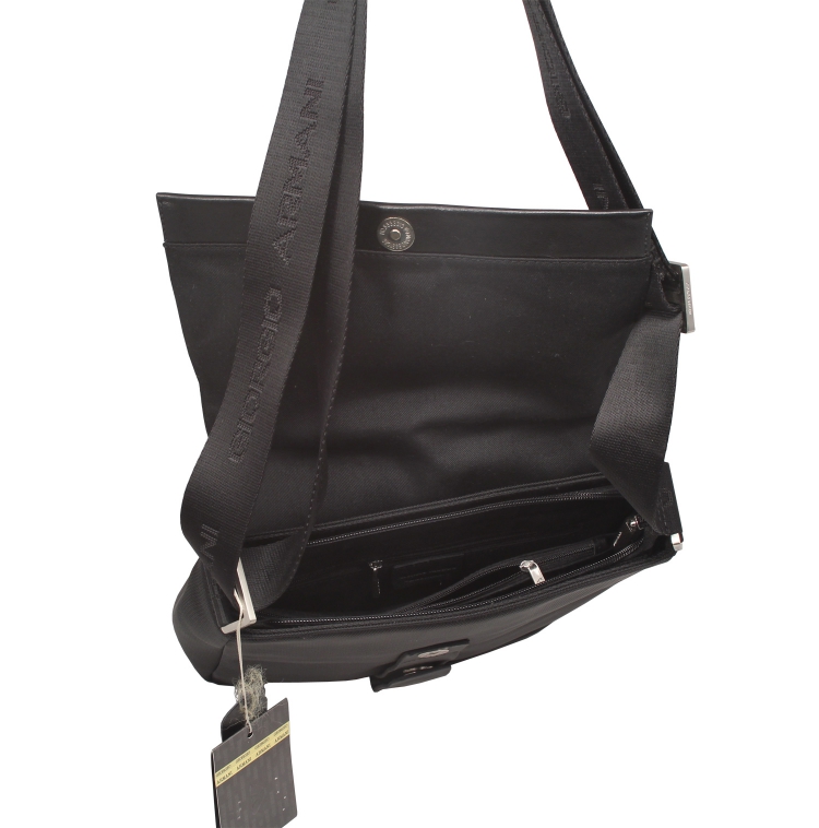 Комбинированая сумка с наплечным ремнем Giorgio Armani_32670_8545