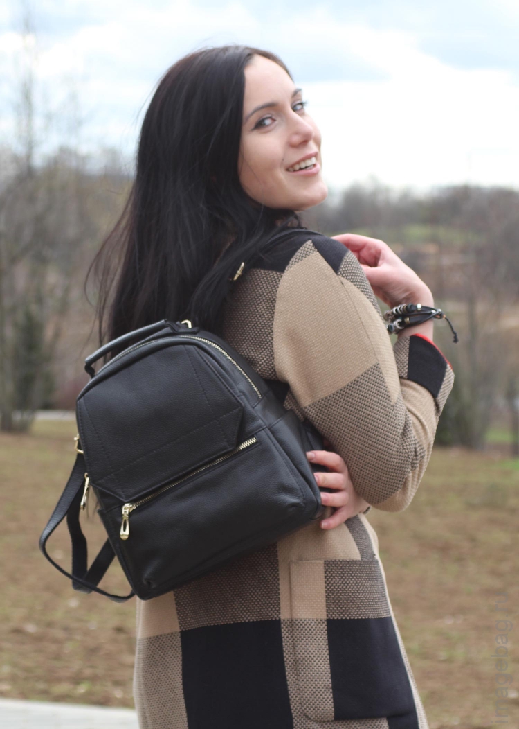 Женский городской рюкзак P.Rayner Gina black-9691