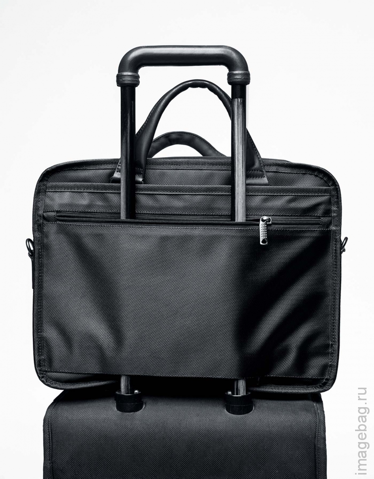 ALPHA X01 black Деловая сумка для документов черная-9