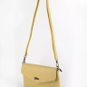 Клатч женский кожаный желтый 8819