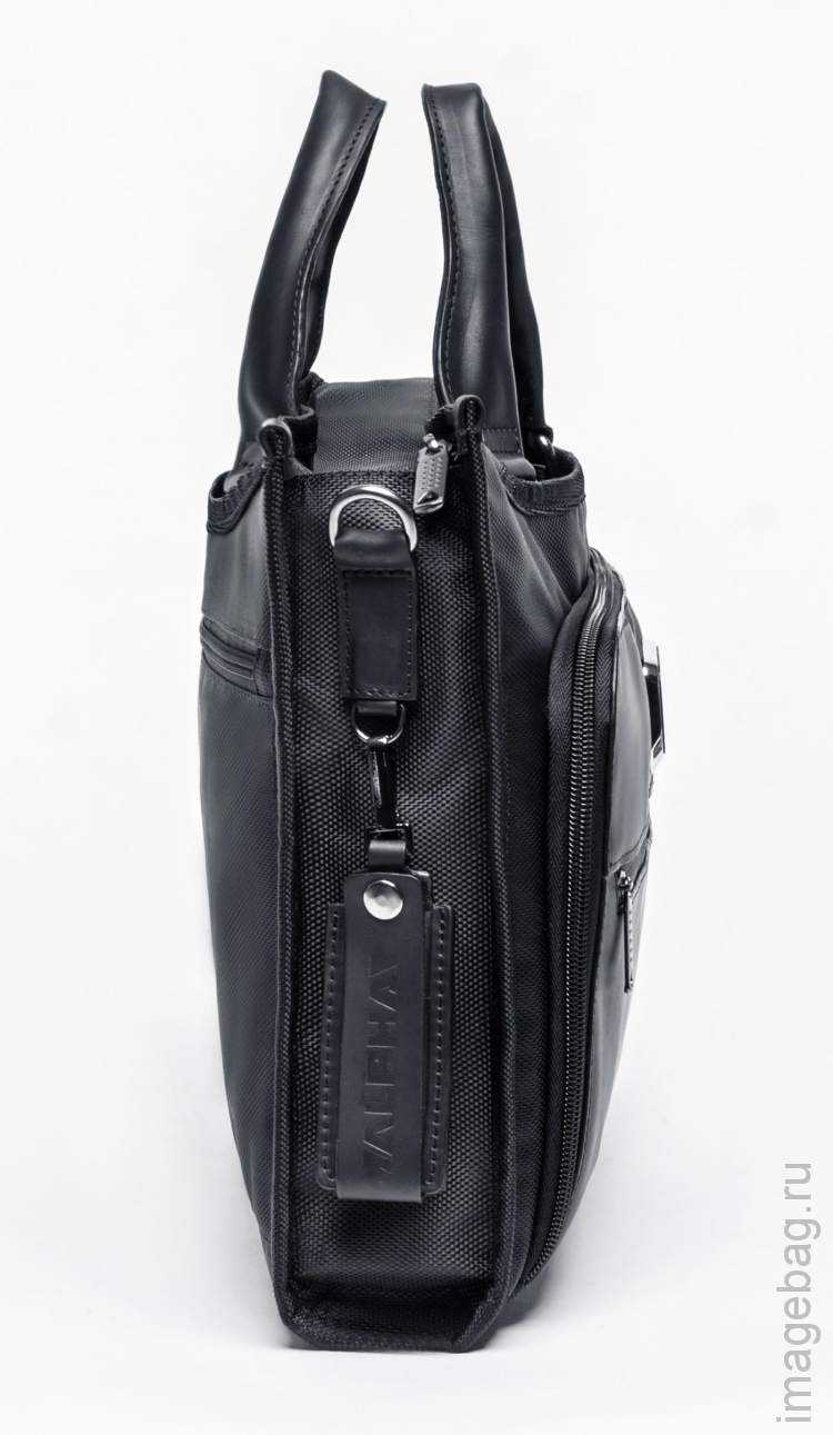 ALPHA X02 black Деловая сумка черная-2